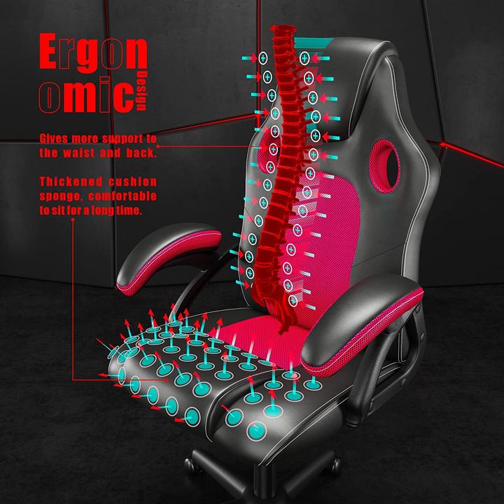 Image du produit Play haha Chaise d'ordinateur, rouge