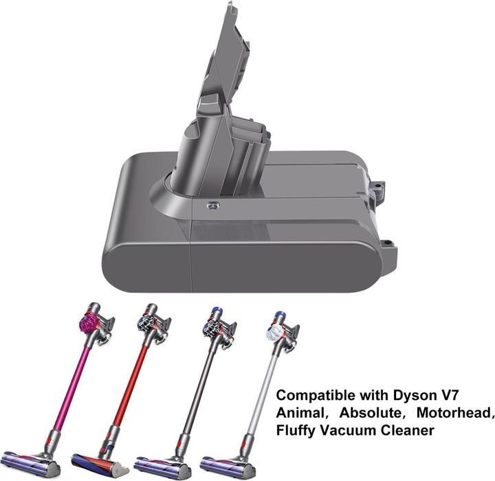 Image du produit Acconic Batterie 2500mAh pour Dyson V7 Tête moteur Trigger Tier Auto+Boot Absolut SV11 968670-02 9686