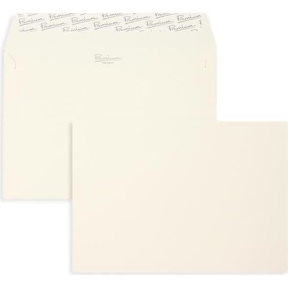 Blanke, Briefumschlag, Briefumschläge C5 120g/qm haftklebend VE=500 Stück vanille (162 x 229 mm, 500 x)