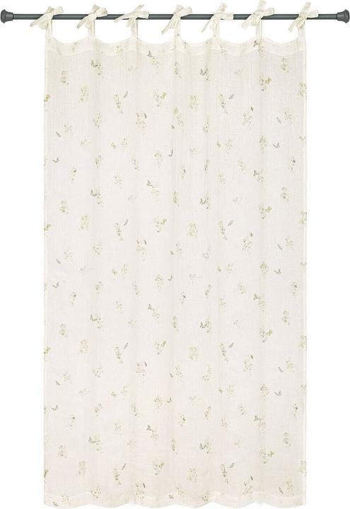 Loberon Gardine Salénaïs creme/bunt (135 x 250 cm)