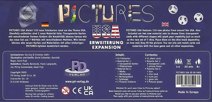 Productafbeelding Carletto Foto's VS Uitbreiding (d,e) (Duits, Engels, 3 - 6 Spelers)