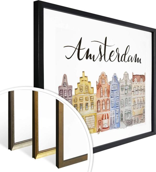 Immagine prodotto Trenddeko Skyline di Amsterdam - Acquerello (50 x 40 cm)