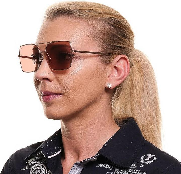 Actual product image WEB Unisex Adults We0210 33e 57 Glasses Frame, Gold Oro-, 57.0