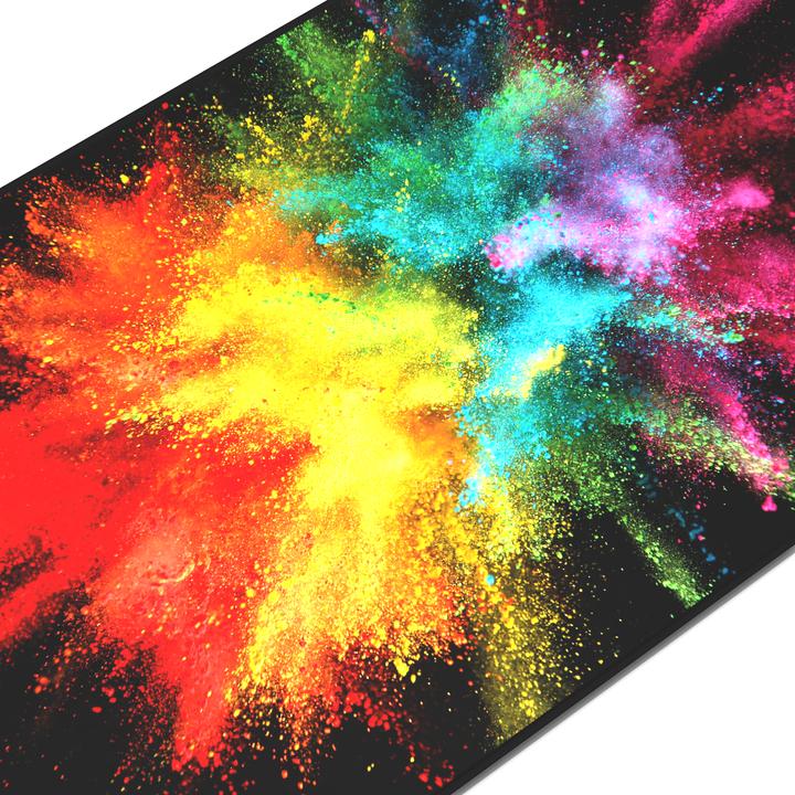Produktbild Titanwolf Gaming Mauspad, 900 x 400mm XXL Mausmatte, verbessert Präzision & Geschwindigkeit, Color Explosion (XXL)