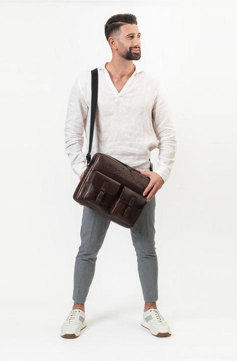 Produktbild Farmhood Memphis Aktentaschen Messenger Leder 38 cm Laptopfach