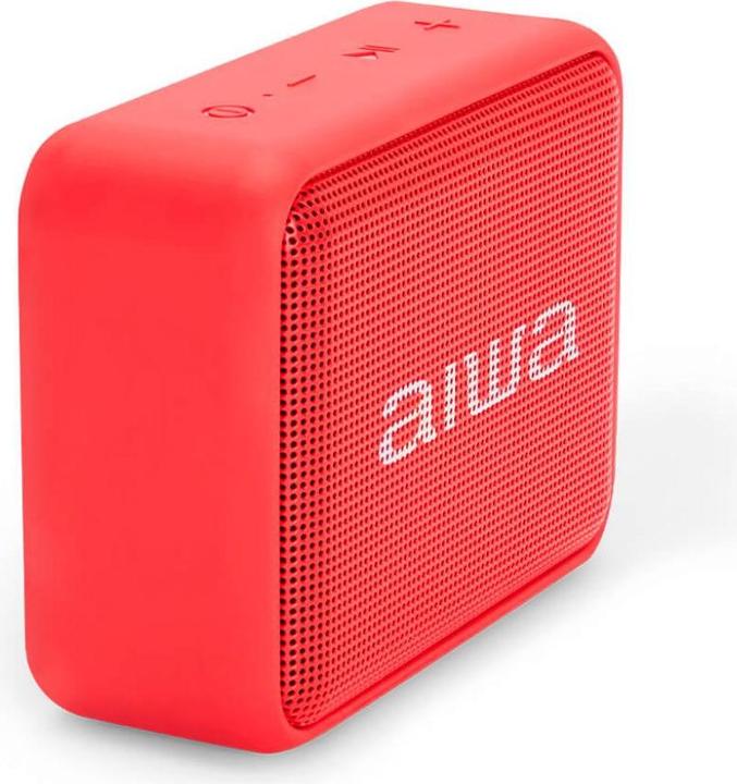 Actual product image Aiwa BS-200RD Portable Speaker Mono Portable Speaker Red 6W (12 h)