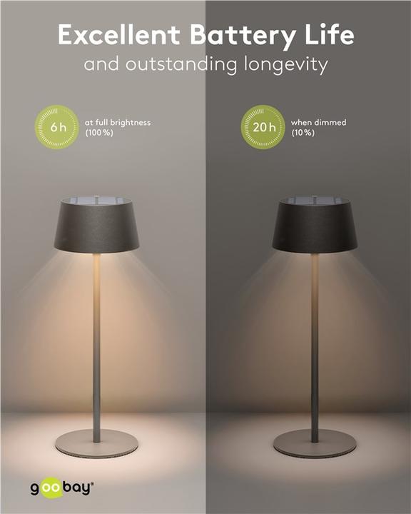 Immagine prodotto Goobay Lampada da tavolo a LED (150 lm)