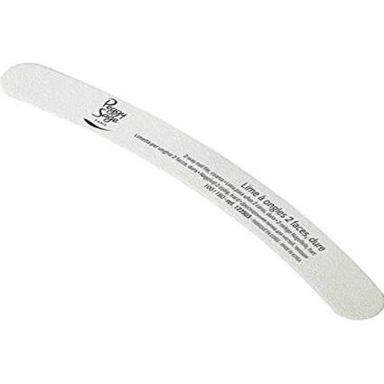 Peggy Sage, Nagelpflegegerät, 2-Way Nail File Coarse File To The Claw Double-Sided 100/180 White