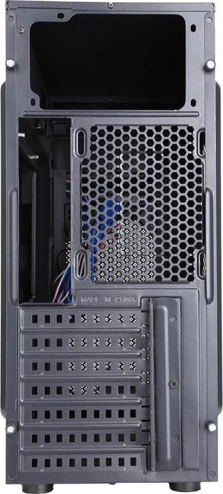Actual product image Itek Boitier Moyen Tour ATX compatible Prime Dark + alimentation 500W (Noir) (mATX, ATX, Mini-ATX)