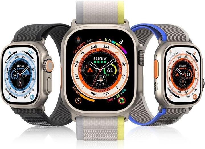 Actual product image Dux Ducis Sports Strap (44 mm, 45 mm, 42 mm, 49 mm, Nylon, Apple Watch Ultra, Apple Watch Series 2, Apple Watch Series 3, Apple Watch Series 1, Apple Watch Series 4, Apple Watch Series 5, Apple Watch Series 6, Apple Watch Series 7, Apple Watch Series 8, Apple Watch Series 9, Apple Watch SE, Apple Watch Ultra 2)