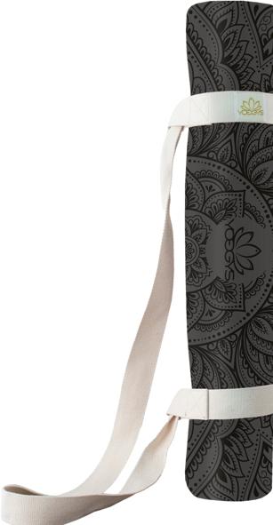 Produktbild Yoggys Yoga-Übungsmatte "Premium Mandala" 183x68x0,4cm (4 mm)