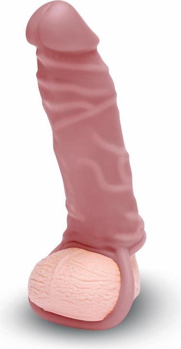Image du produit Sizeup size up silicone realistic penis extender with ball loop tan