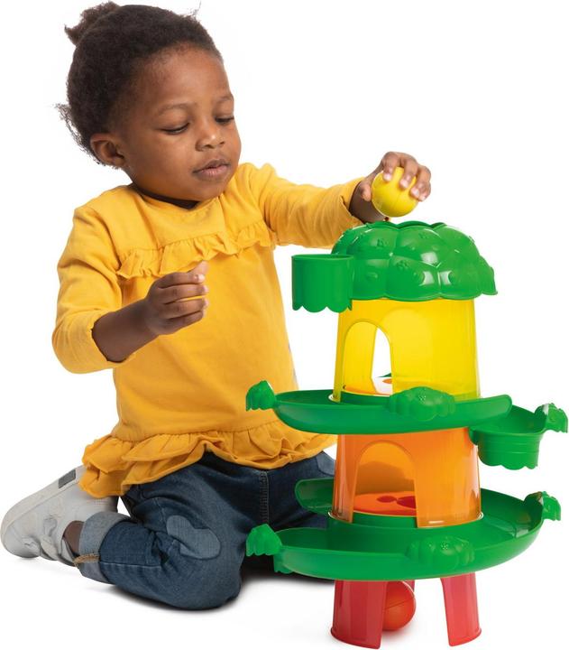 Actual product image Chicco Tree house 2in1 stacking tower with 3 balls