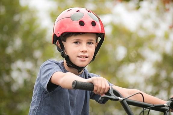 Produktbild Hornit The Aviator Halbschale City-Fahrradhelm S Schwarz - Rot AVS801 (48 - 53 cm)