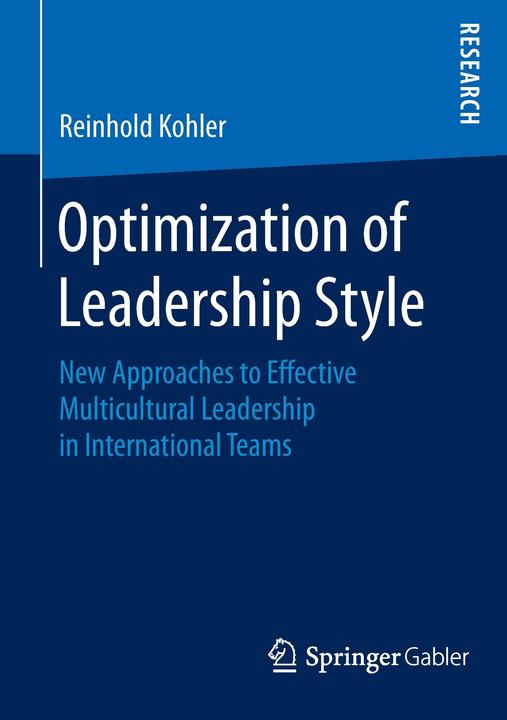 Produktbild Optimization of Leadership Style (Englisch, Reinhold Kohler, 2015)