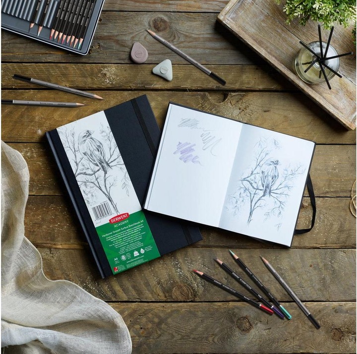 Produktbild Derwent Skizzenbuch (A4, Blanko, Harter Einband)