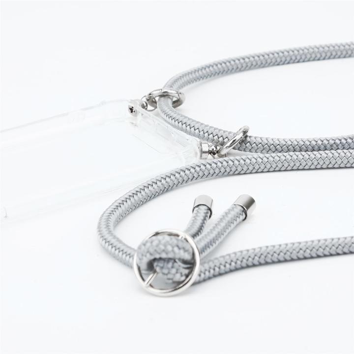 Produktbild Cadorabo TPU Handy Kette SILBER Cover