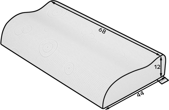 Image du produit ELTAP Poduszka Latex profilowana (58 x 34 x 9.5 cm)