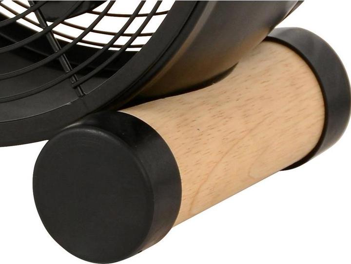 Produktbild EMZ Design-Tischventilator mit Holzfüssen (54 dB)