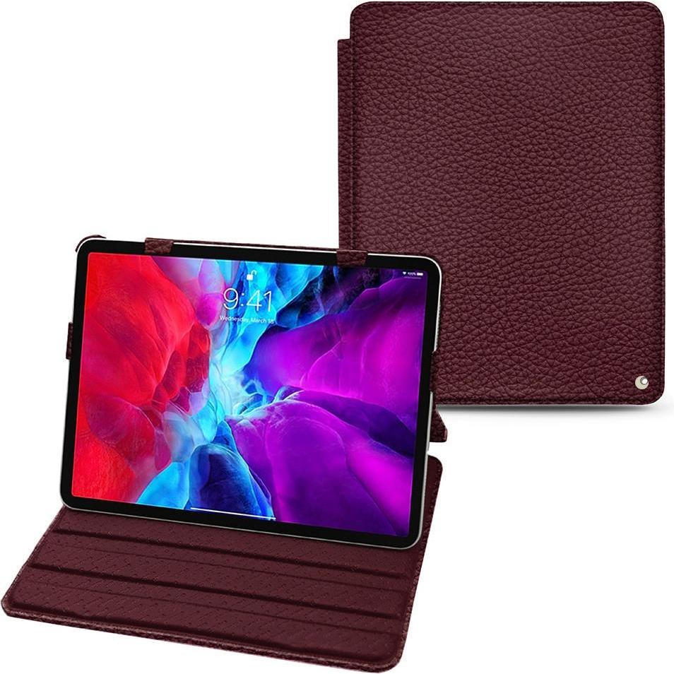 Noreve Lederschutzhülle horizontal (IPAD PRO 12.9 2021), Tablet Hülle, Violett