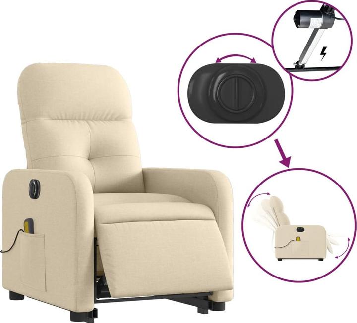 Image du produit vidaXL Massagesessel mit Aufstehhilfe