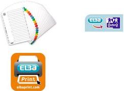 Produktbild Elba Mylar-Kartonordner, A-Z, ohne "ST"-"SCH", 26 Abschnitte DIN A4, Maße: (B)210 x (H)297 mm