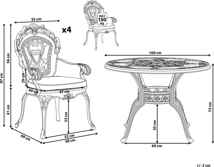 Produktbild Beliani Sapri