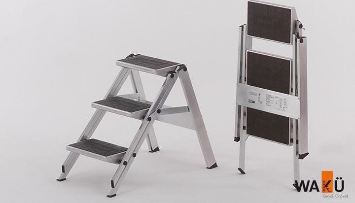 Produktbild kaiserkraft Alu-Klapptreppe (Trittleiter, 36 cm)