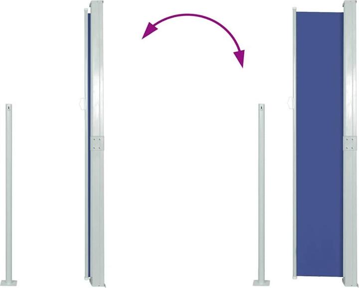 Produktbild vidaXL Balkon-Seitenmarkise (5 m)