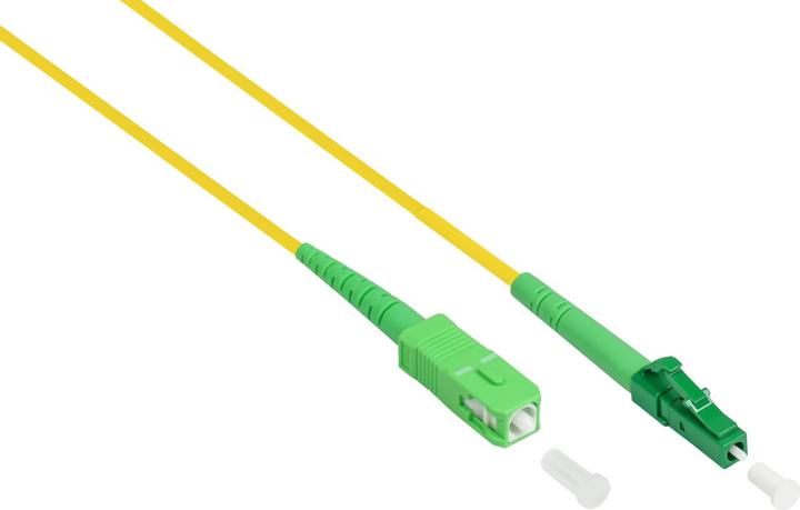 Actual product image Good Connections OS2 fibre optic cable - simplex - connector LC (APC) to SC (APC) - singlemode 9/125 - lightwave (CAT6, 2 m)