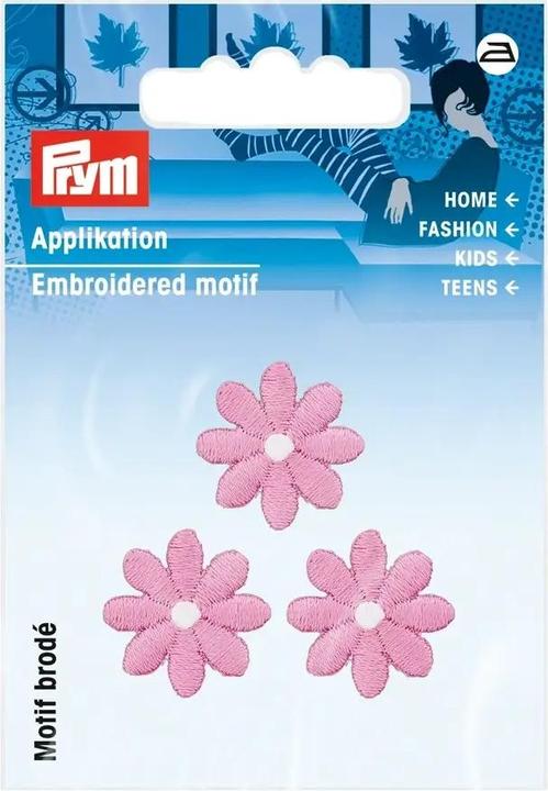 Image du produit Prym Application fleurs petites, rose