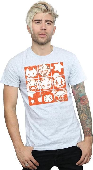 Actual product image Mens Kawaii Guardians Of The Galaxy Retro T-Shirt (M)