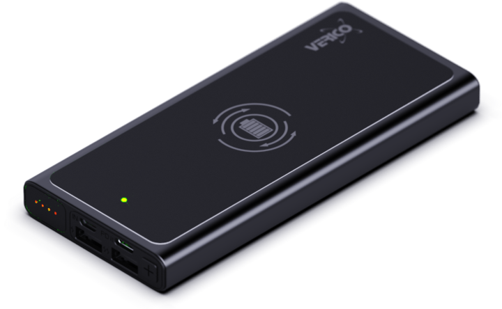 Actual product image Verico Hybrid Wireless Powerbank Power Plus Air, 10,000mAh, wireless charging, PD charging function (up to (10000 mAh)