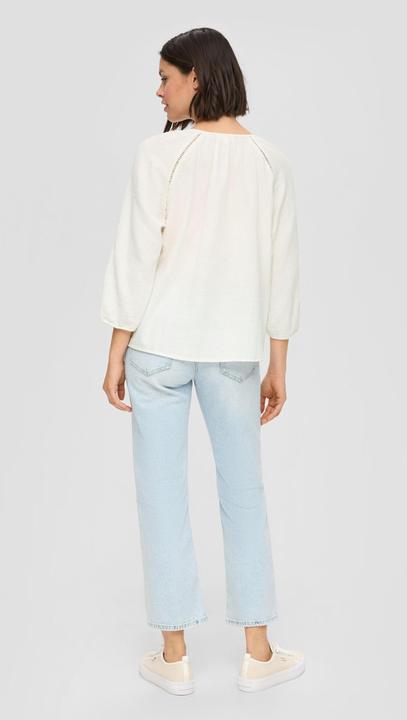 Immagine prodotto s.Oliver Bluse Blusenshirt aus Baumwolle mit elastischen Bündchen (44)