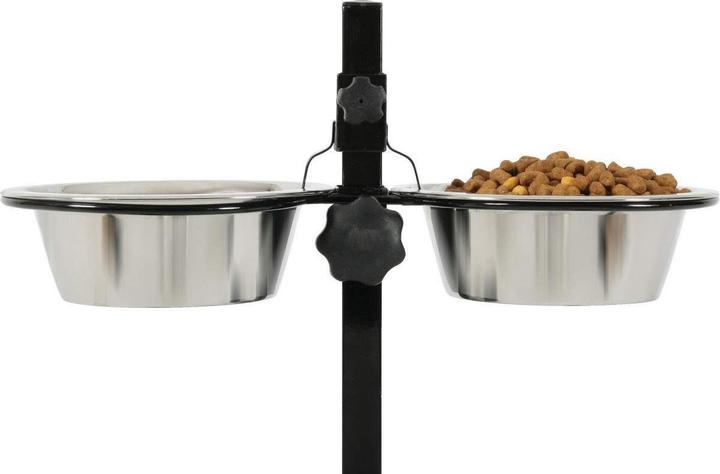 Produktbild Zolux Set of 2 bowls 16 cm 0.7 l + adjustable stand (70 cl)