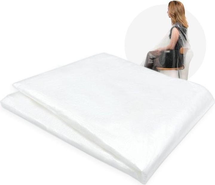 Actual product image Hermex Hairdressing apron Hair cutting apron Colouring apron Disposable apron 50 pieces