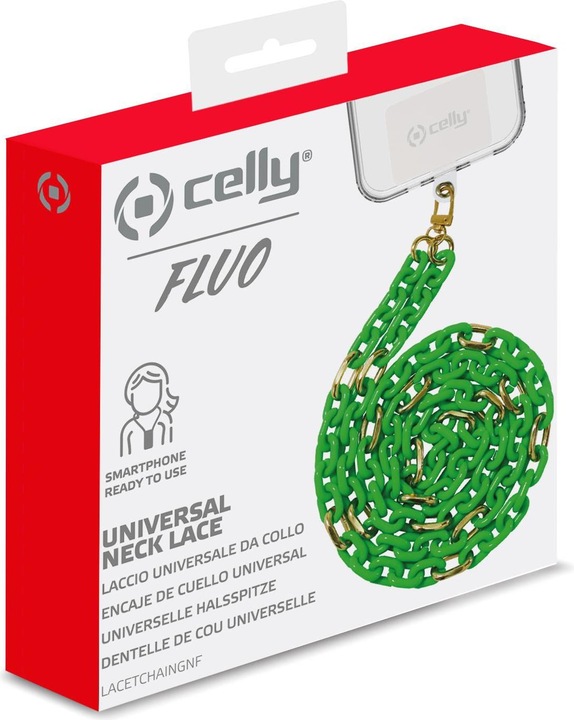 Produktbild Celly LACETCHAINGNF, Hanger, Green