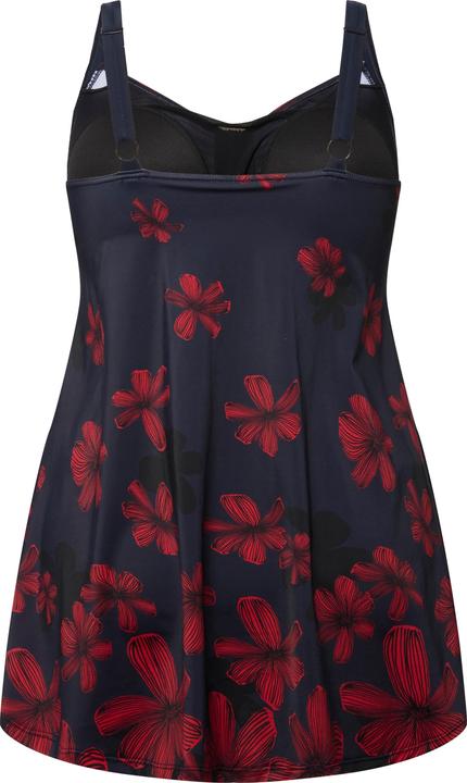Image du produit Ulla Popken Robe de bain, fleurs, bonnets souples, bretelles ajustables (52)