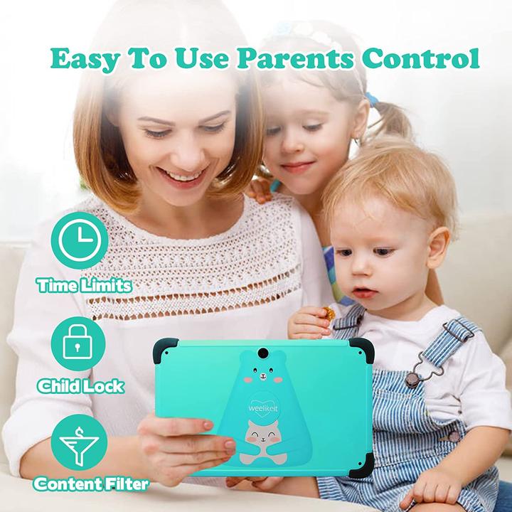 Actual product image Weelikeit Tablet for children (Green)