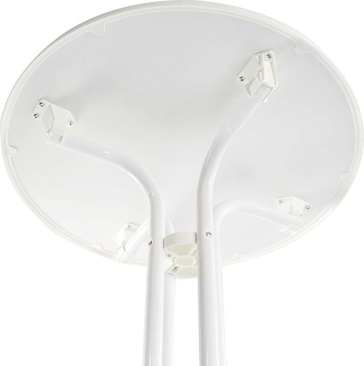 Produktbild Wiltec Toboli klappbarer Bistrotisch Weiss Ø 80 cm Stehtisch Bartisch Partytisch rund