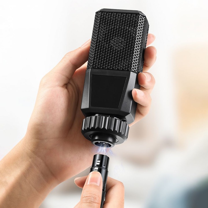 Productafbeelding Ugreen AV182 XLR naar jack 3.5mm AUX 1m (zwart) (1 m, XLR, 3,5 mm aansluiting (AUX))