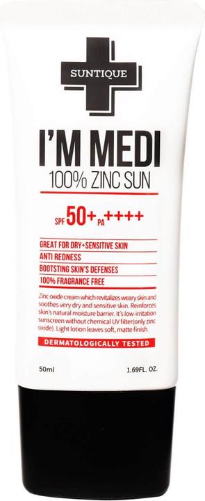 Immagine prodotto Suntique I'm Medi 100% Zinc (Crema solare viso, SPF 50, 50 ml)