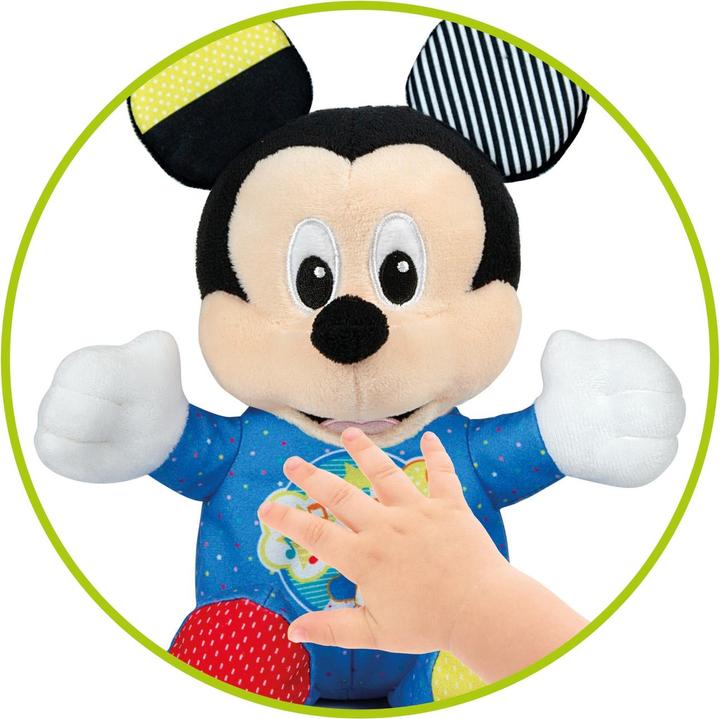 Actual product image Clementoni Mickey Mouse soft toy with music and light (28 cm)