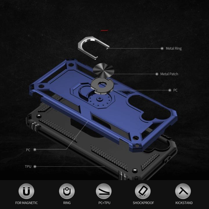 Actual product image Cover-Discount FE - Robust back cover with kickstand (Samsung Galaxy S24 FE)