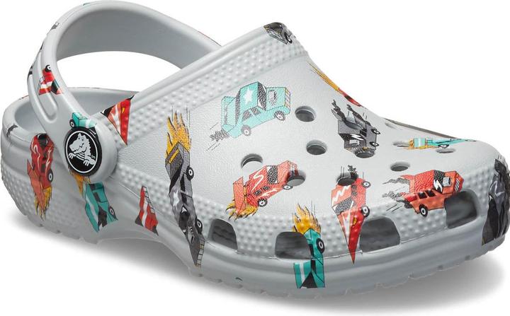 Actual product image Crocs T's ClassicRaceCarsGraphicClog (26)