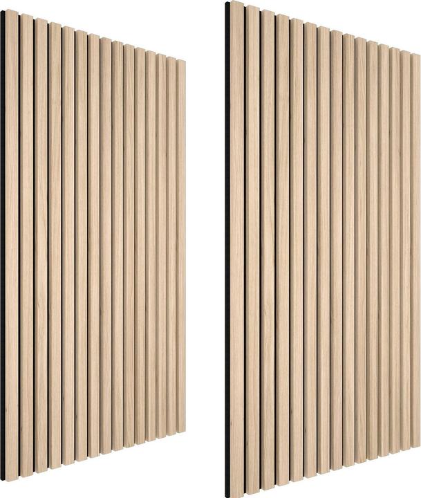 tectake Akustikpaneele Sonic Wall II Holzoptik (50 x 110 cm)