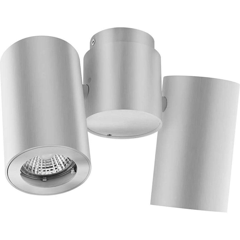 Sigor, Applique + Plafoniera, LED SPOT WALL DUO nichel con presa GU10 bianco caldo (GU10)