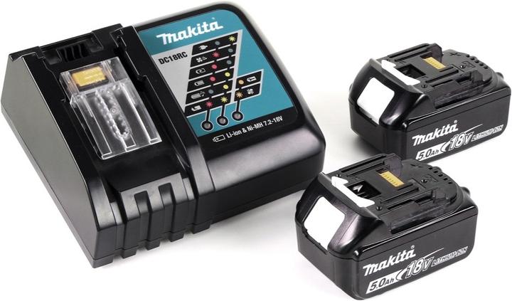 Actual product image Makita DTR 180 RTJ Battery rebar connector 18V Brushless for 0,8mm binding wire in Makpac + 2x 5,0Ah