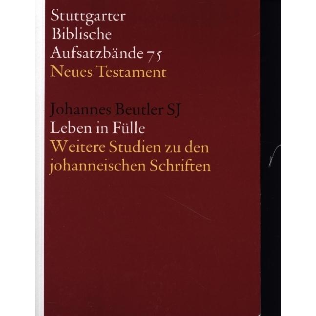 Thumbnail - SBAB NT 75 Leben in Fülle, Fachbücher von Johannes Beutler
