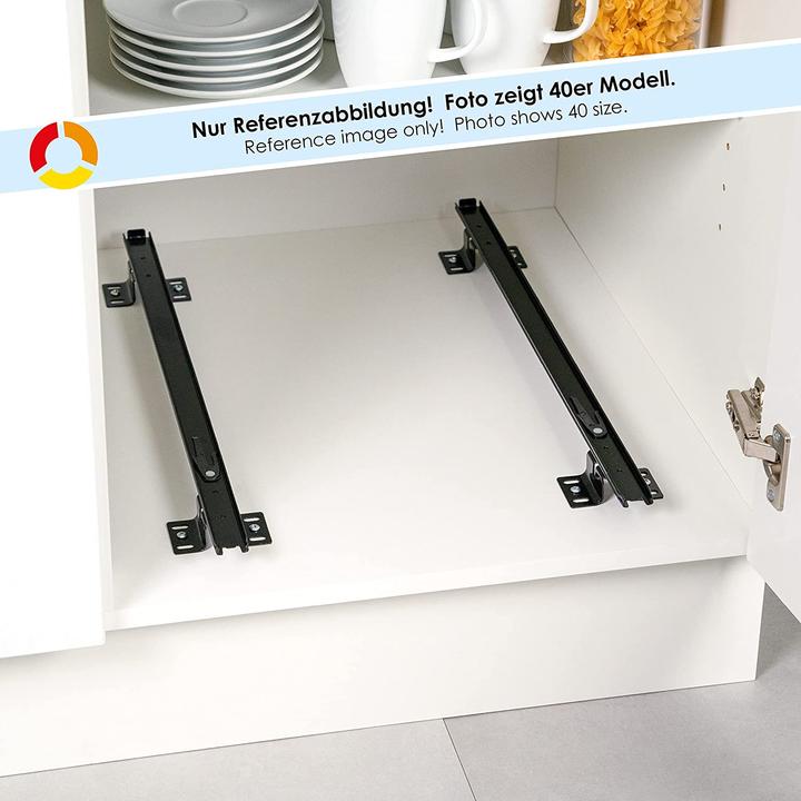 Image du produit Bremermann Armoire à paniers coulissants, noir